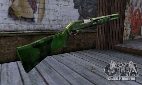 Chromegun v2 Militar colorir para GTA San Andreas