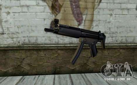 Retextured MP5 para GTA San Andreas
