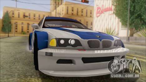 BMW M3 E46 GTR para GTA San Andreas