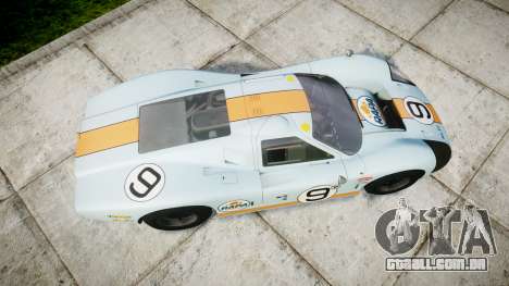 Ford GT40 Mark IV 1967 PJ RAPA olio 9 para GTA 4