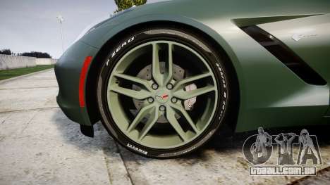 Chevrolet Corvette C7 Stingray 2014 v2.0 TirePi2 para GTA 4