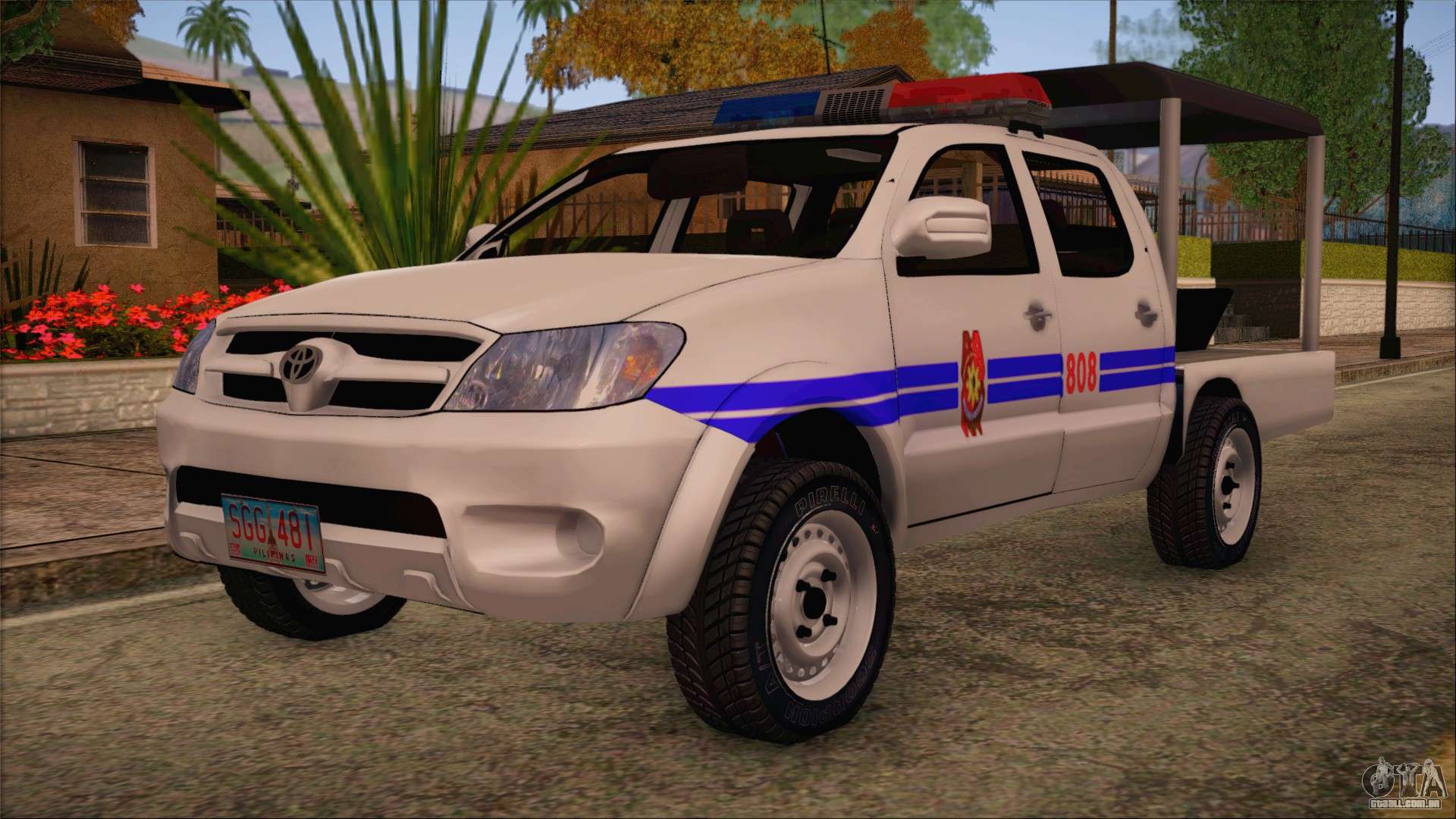 Toyota HiLux Philippine Police Car 2010 para GTA San Andreas