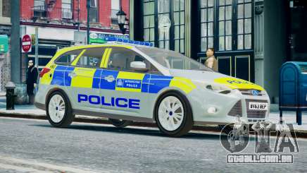 Met Police Ford Focus Estate IRV ELS 8 2013 para GTA 4