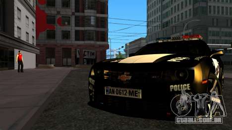 Chevrolet Camaro Police para GTA San Andreas