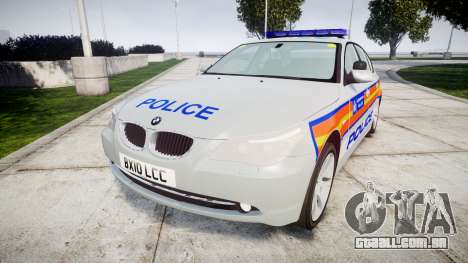 BMW 525d E60 2010 Police [ELS] para GTA 4