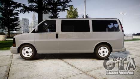 Chevrolet Express 2013 NYPD [ELS] unmarked para GTA 4