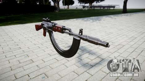 A AK-47 Colimador. Focinho e HICAP para GTA 4