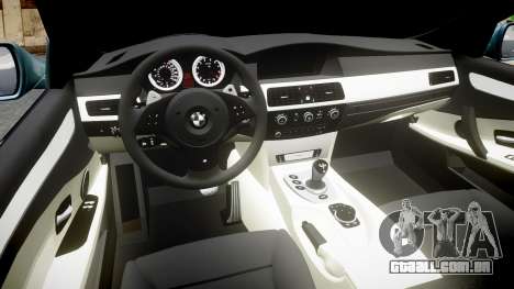BMW M5 E60 v2.0 Stock rims para GTA 4