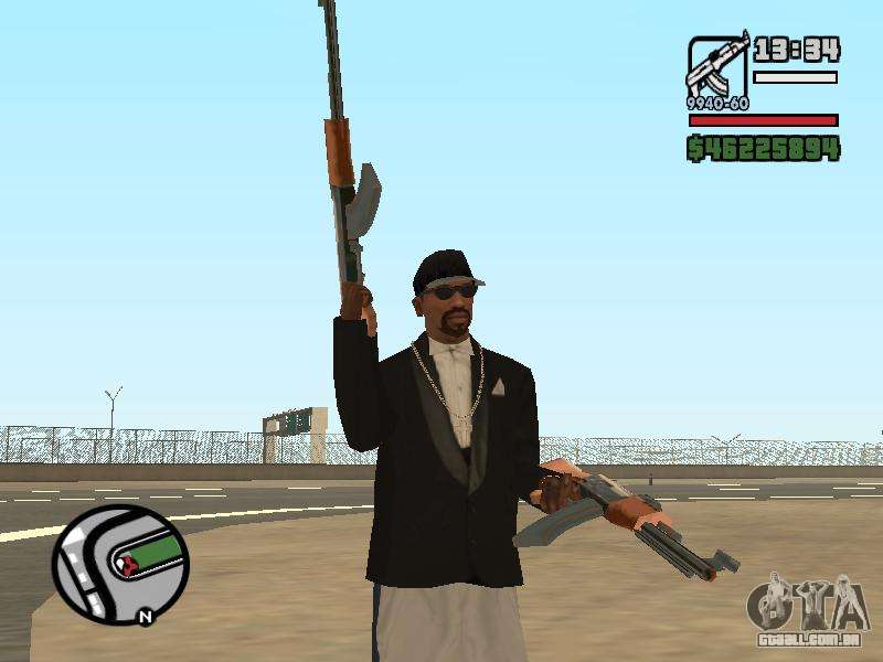 Códigos de armas GTA San Andreas PS2 