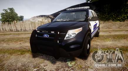 Ford Explorer 2013 Sheriff [ELS] v1.0L para GTA 4