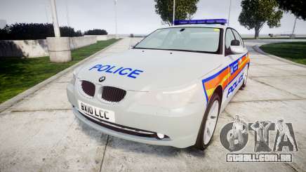 BMW 525d E60 2010 Police [ELS] para GTA 4