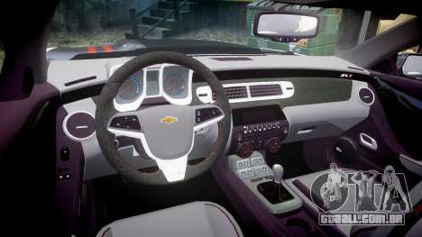 Chevrolet Camaro ZL1 2012 Redline para GTA 4