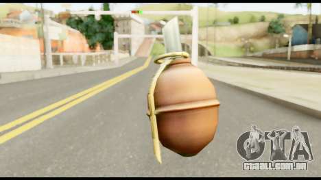 MGS3 Grenade from Metal Gear Solid para GTA San Andreas