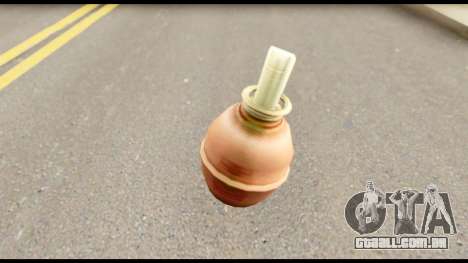 MGS3 Grenade from Metal Gear Solid para GTA San Andreas