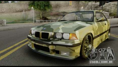BMW M3 E36 Camo Drift para GTA San Andreas