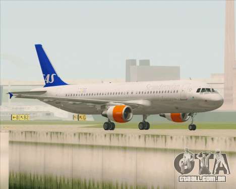 Airbus A320-200 Scandinavian Airlines - SAS para GTA San Andreas