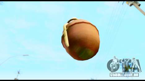 MGS3 Grenade from Metal Gear Solid para GTA San Andreas