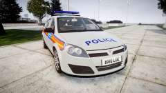 Vauxhall Astra 2010 Police [ELS] Whelen Liberty para GTA 4