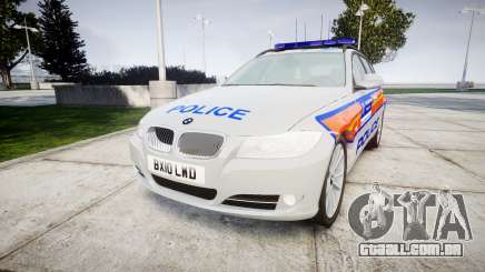 BMW 325d E91 2010 Metropolitan Police [ELS] para GTA 4