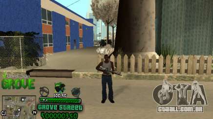 C-HUD Grove Street para GTA San Andreas