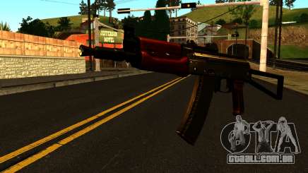 Escuro AKS-74U v1 para GTA San Andreas