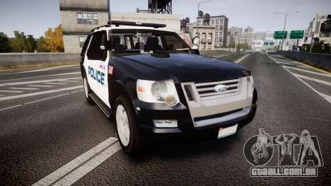 Ford Explorer 2008 Police [ELS] para GTA 4