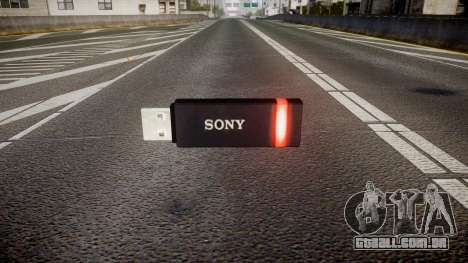 A unidade flash USB da Sony vermelho para GTA 4