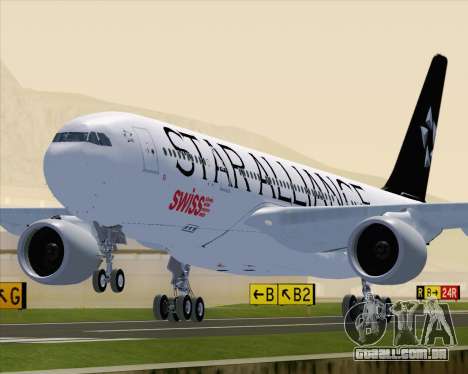 Airbus A330-200 SWISS (Star Alliance Livery) para GTA San Andreas