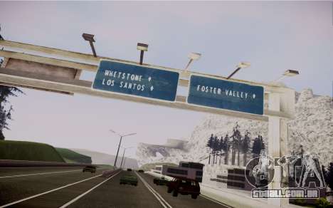 Fourth Road Mod para GTA San Andreas