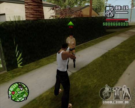 Digital indicador de vida adversários para GTA San Andreas