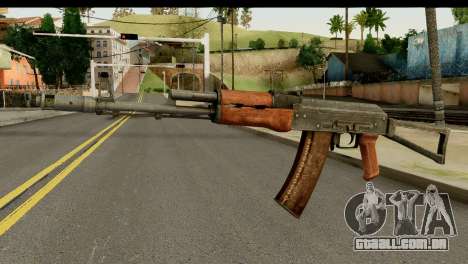 AKS-74 Madeira Escura para GTA San Andreas