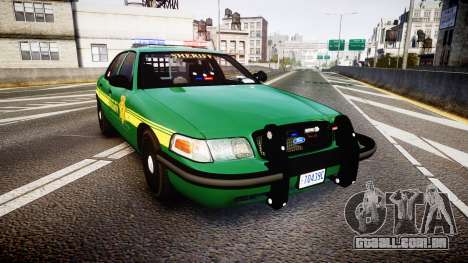 Ford Crown Victoria Sheriff [ELS] green para GTA 4