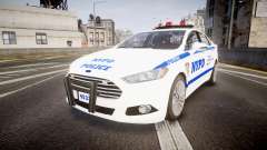 Ford Fusion 2014 NYPD [ELS] para GTA 4