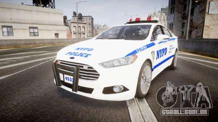 Ford Fusion 2014 NYPD [ELS] para GTA 4