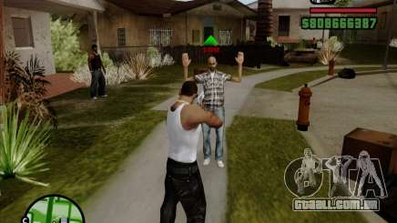 Digital indicador de vida adversários para GTA San Andreas