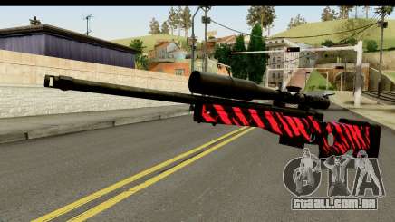 Red Tiger Sniper Rifle para GTA San Andreas