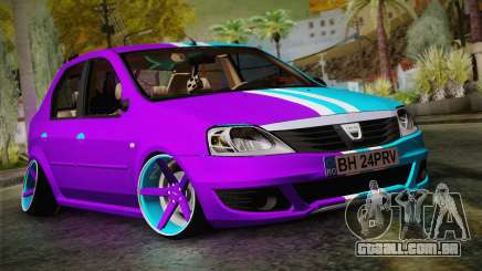 Dacia Logan Purple-Blue para GTA San Andreas