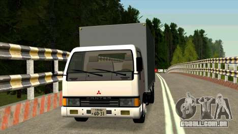 Mitsubishi Fuso Canter 1989 Aluminium Van para GTA San Andreas