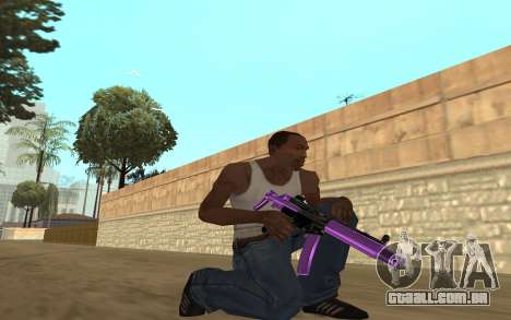 Purple Weapon Pack by Cr1meful para GTA San Andreas