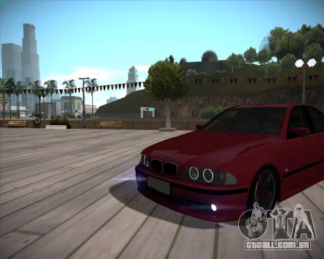 BMW 5-series E39 Vossen para GTA San Andreas