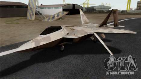 F-22 Raptor 02 para GTA San Andreas