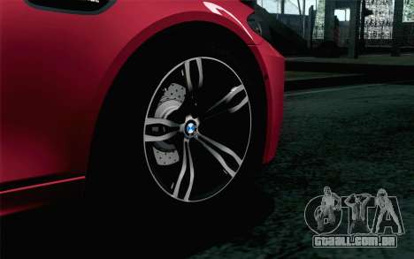 BMW M5 F10 2012 Stock para GTA San Andreas