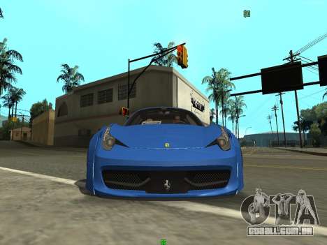 Ferrari 458 Italia para GTA San Andreas