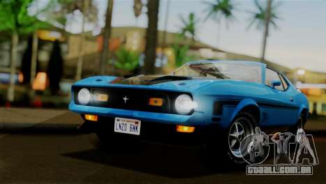 Ford Mustang Mach 1 429 Cobra Jet 1971 FIV АПП para GTA San Andreas