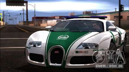 Bugatti Veyron 16.4 Dubai Polícia De 2009 para GTA San Andreas