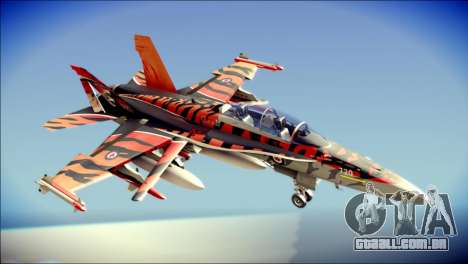 FA-18D Hornet RCAF Tigermeet para GTA San Andreas
