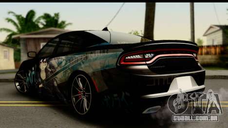 Dodge Charger RT 2015 Sword Art para GTA San Andreas