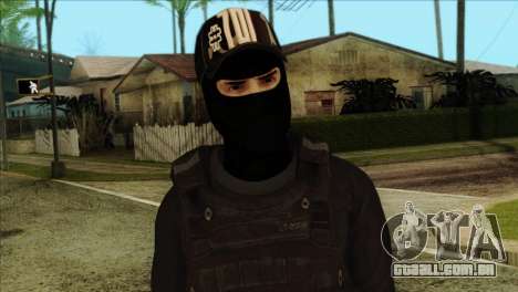 Sicario Skin v10 para GTA San Andreas