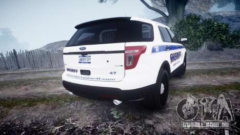 Ford Explorer Police Interceptor [ELS] slicktop para GTA 4