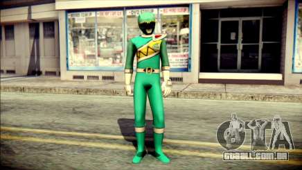 Power Rangers Kyoryu Green Skin para GTA San Andreas